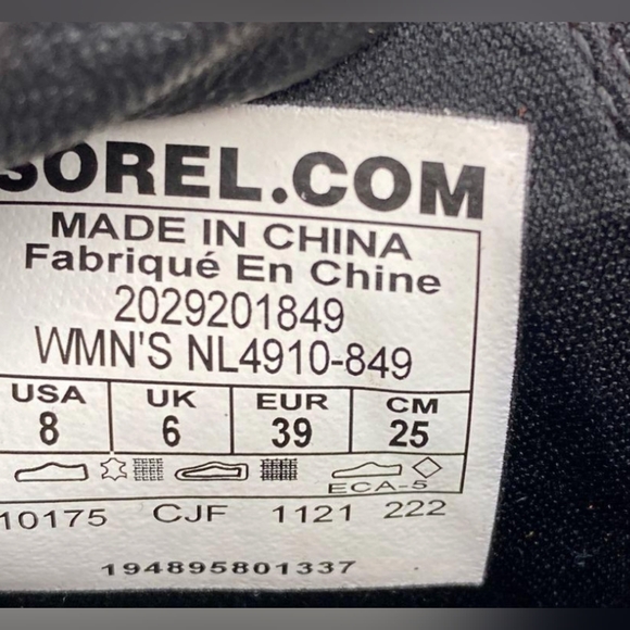 Sorel Evie Pull-On Waterproof Suede Leather Wedge Ankle Booties Size 8 NWOT - Picture 10 of 10